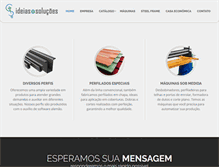 Tablet Screenshot of ideias-solucoes.com.br